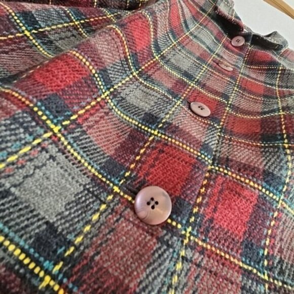 Sag Harbor Estilo Tweed Jacket Blazer Women's 12 Red & Gray Tweed Old Money - Picture 7 of 16